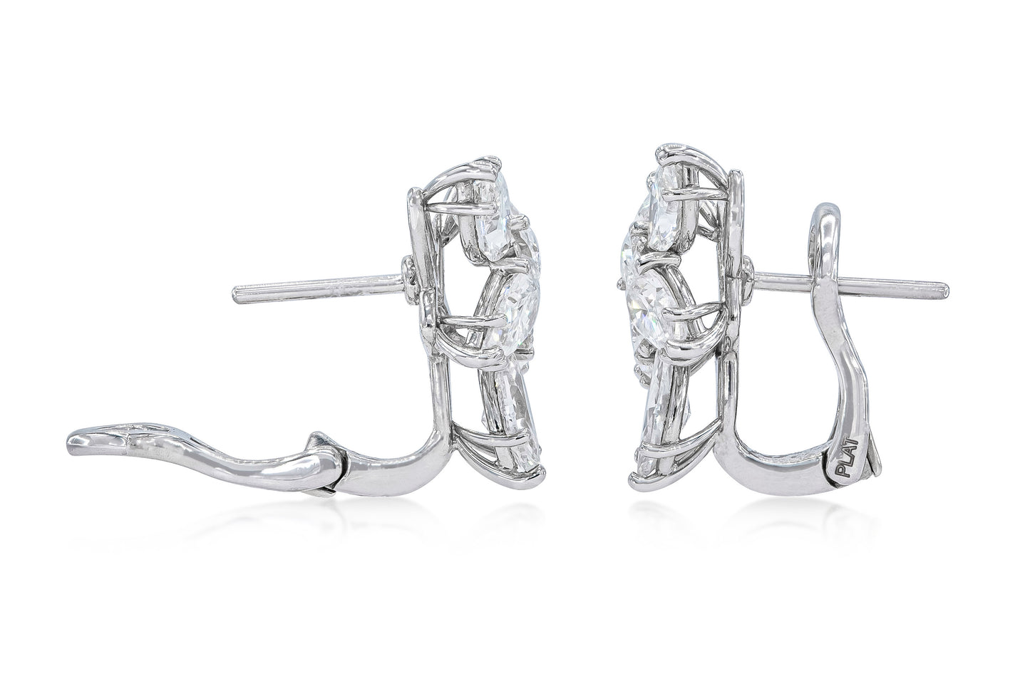 Platinum Diamond Ethereal Constellation Earrings DTw. 4.02 carat