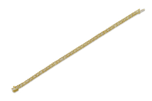 18K Yellow Gold Yellow Diamond Bracelet Tw. 15.11 carat
