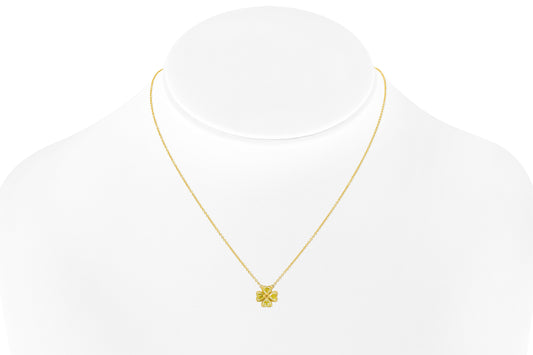 18K Yellow Gold Fancy Intense Yellow Diamonds Heartinity MM