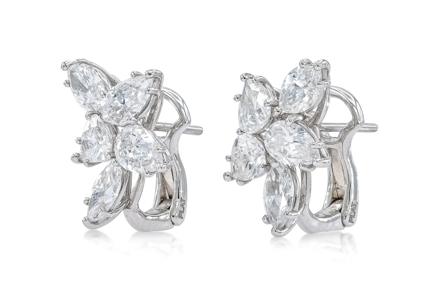 Platinum Diamond Ethereal Constellation Earrings DTw. 4.02 carat