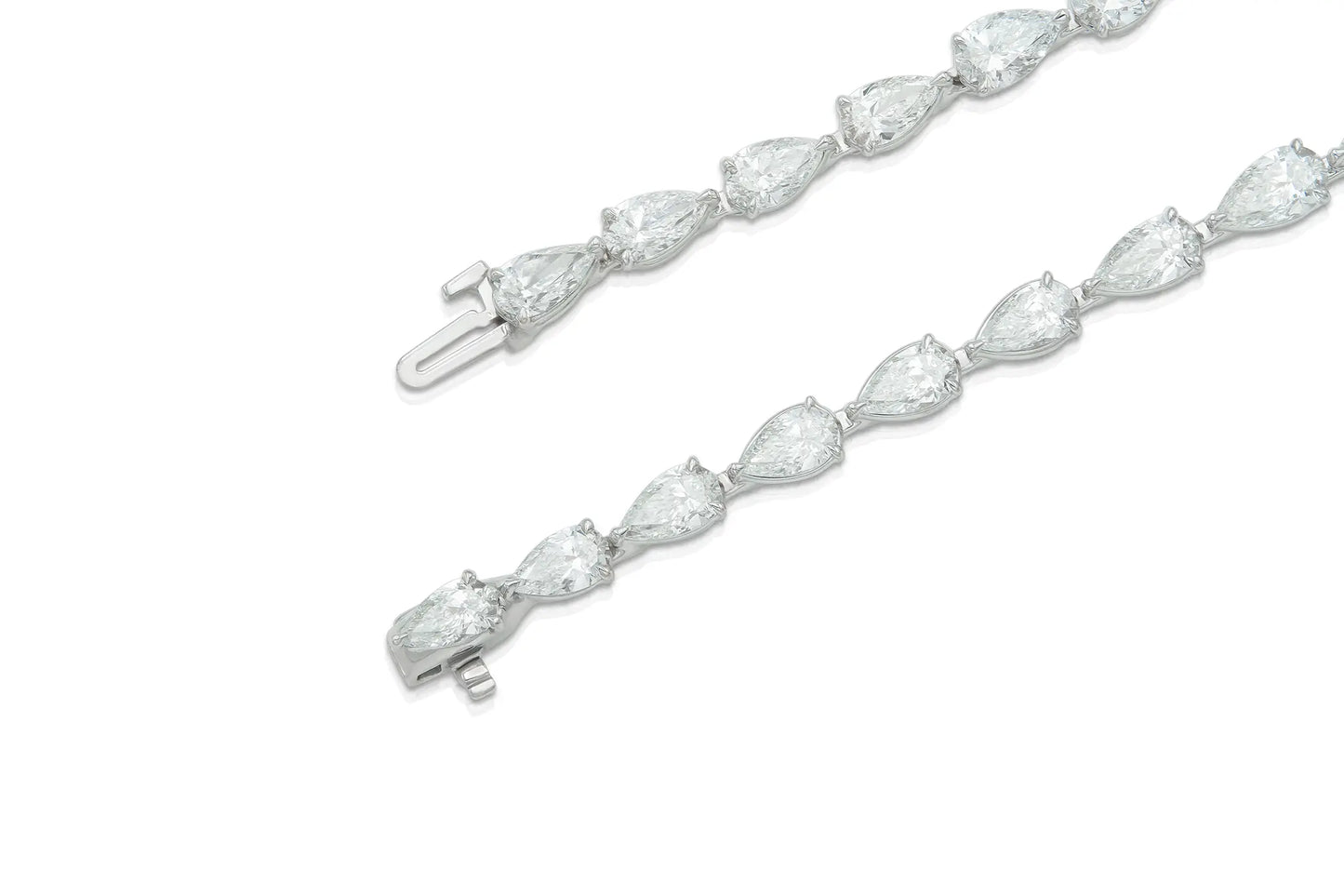 GIA certified 18K White & Yellow Gold Necklace with Natural White & Yellow Diamonds Tw. 59.42 carat