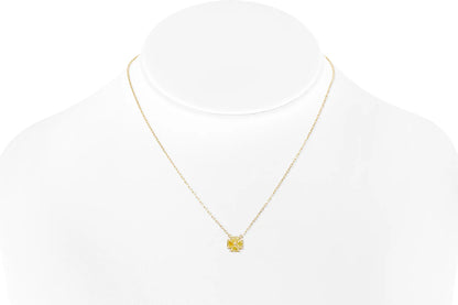 18K YG Petit Heartinity Intense Yellow Diamond Pendant