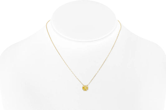 18K YG Petit Heartinity Intense Yellow Diamond Pendant