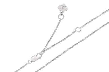 18K White Gold Diamond & Royal Blue Sapphire Constellation Pendant