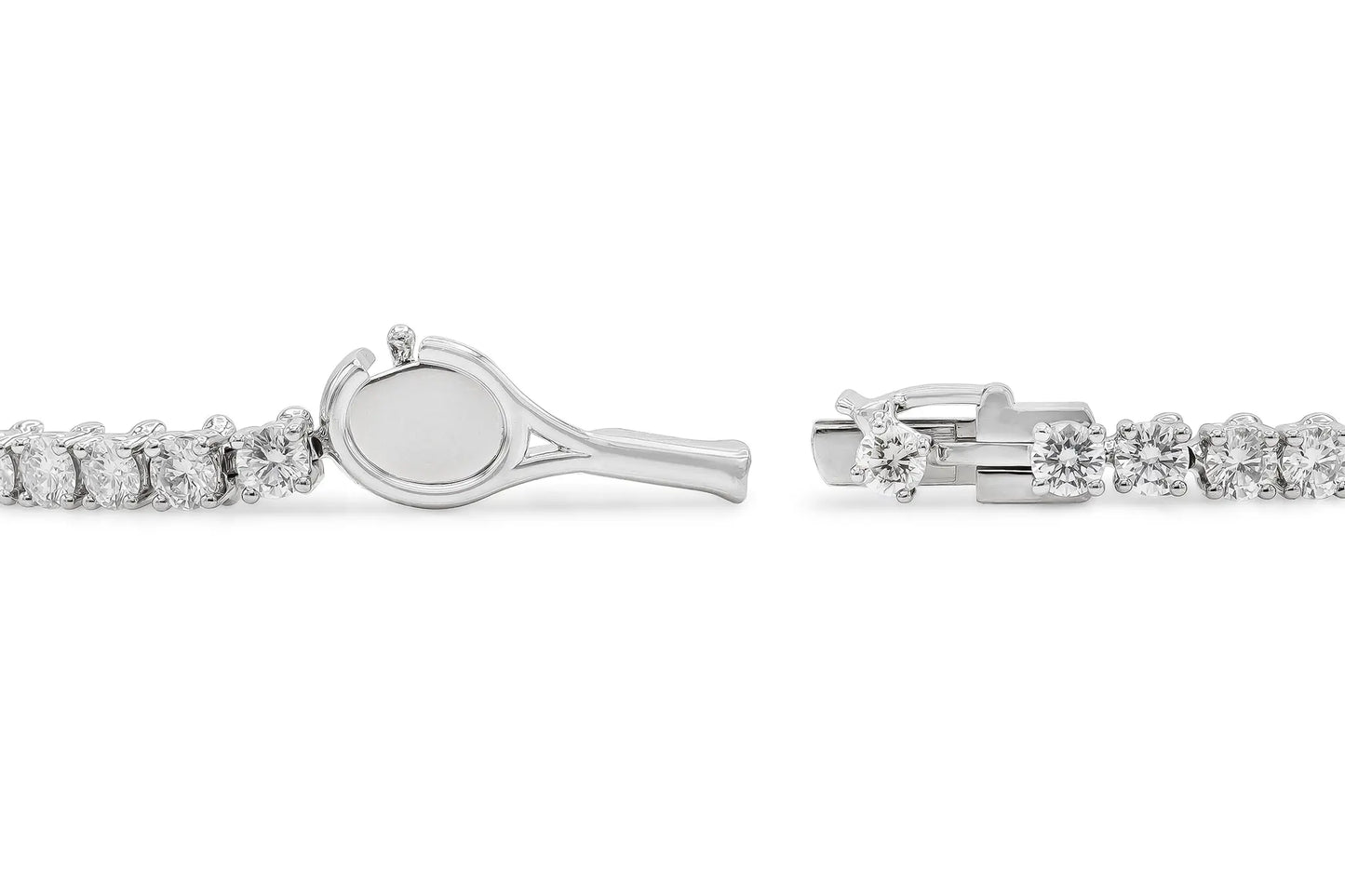 Platinum Tennis Bracelet Tw. 4.62 carat