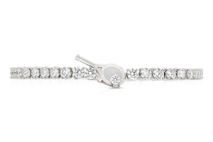 Platinum Tennis Bracelet Tw. 4.62 carat