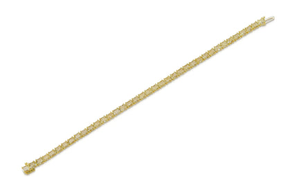 18K Yellow Gold Yellow Diamond Bracelet Tw. 15.11 carat