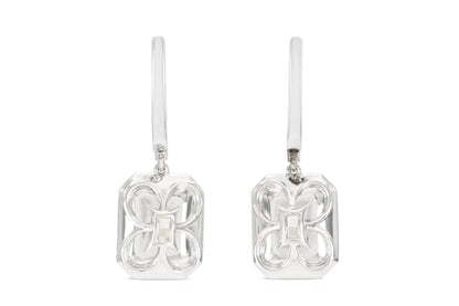 Drop Fancy Yellow Diamond Earrings