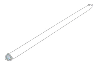 Natural Heart Shape Fancy Diamond Pendant