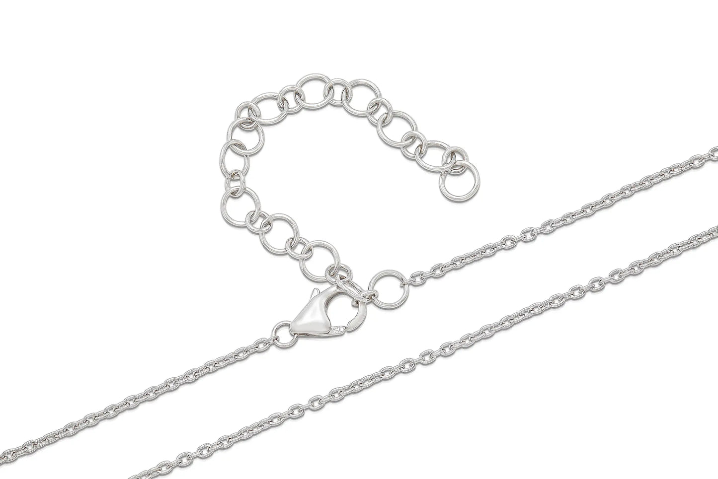 18K White Gold Diamond & Ruby Constellation Pendant