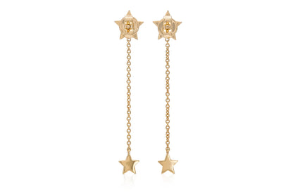 18K Yellow Gold Yuliia Star Earrings