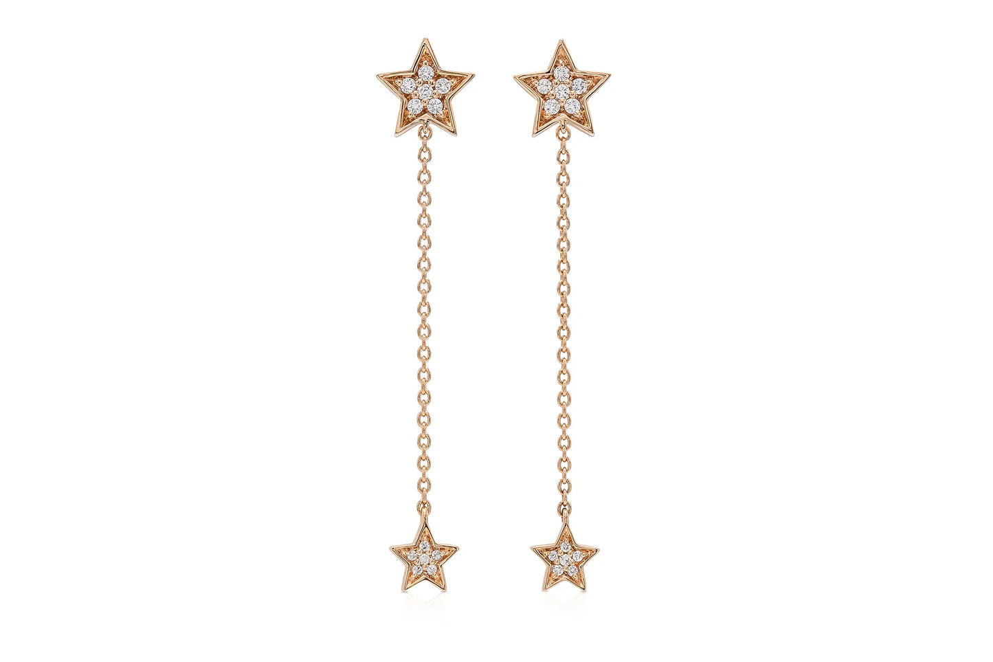 18K Rose Gold Yuliia Star Earrings