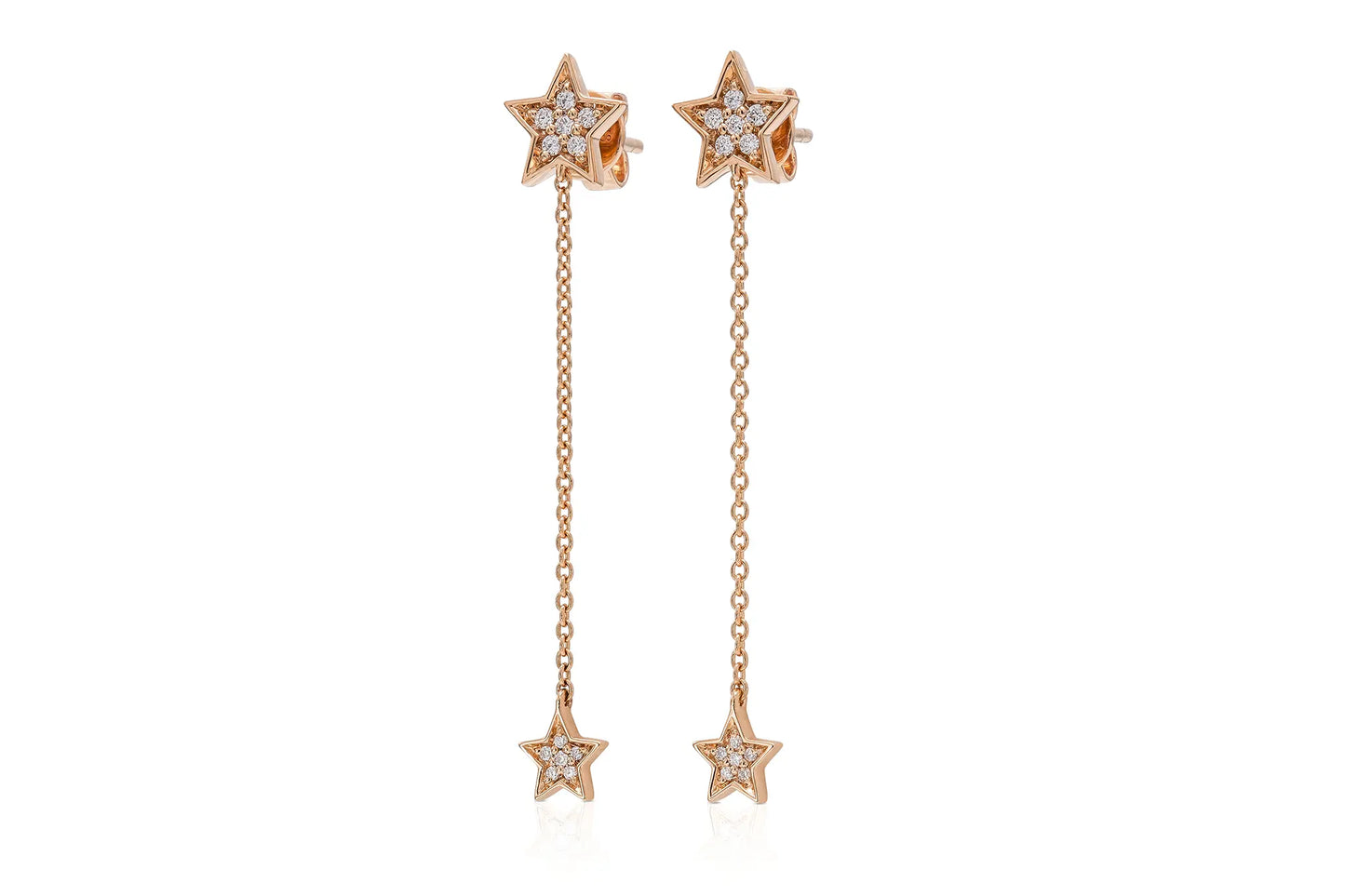 18K Rose Gold Yuliia Star Earrings