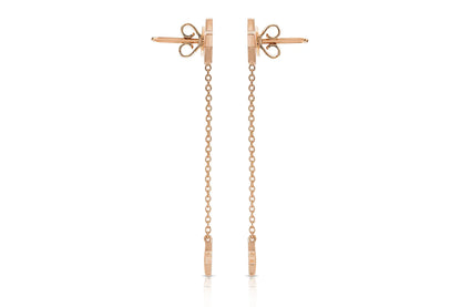 18K Rose Gold Yuliia Star Earrings