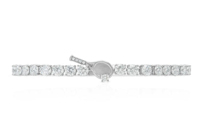 Platinum Tennis Bracelet Tw. 10.55 carat