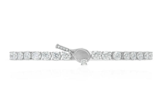 Platinum Tennis Bracelet Tw. 10.55 carat