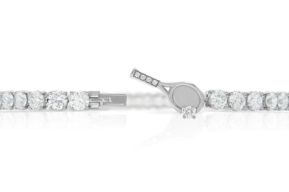 Platinum Tennis Bracelet Tw. 10.55 carat