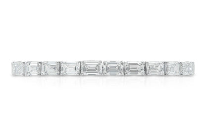 18K White Gold East-West  Tennis Bracelet Tw. 25.10 carat
